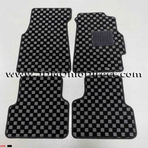 JDM DC2 Integra Checkered Floor Mat Set 